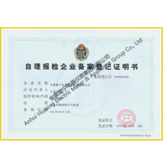 Self inspection certificate (Group)