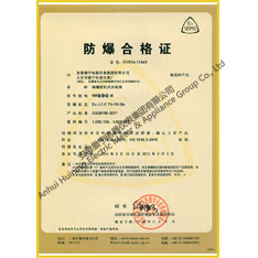 Explosion proof certificate of explosion proof assembly thermocouple