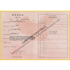 Tax registration certificate (copy)