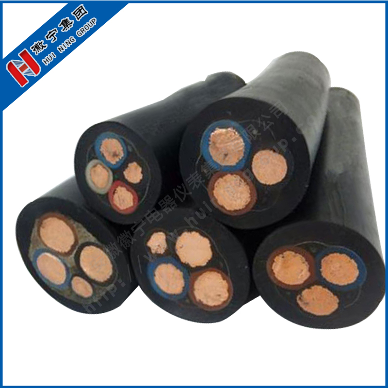 Rubber sheathed cable for mine