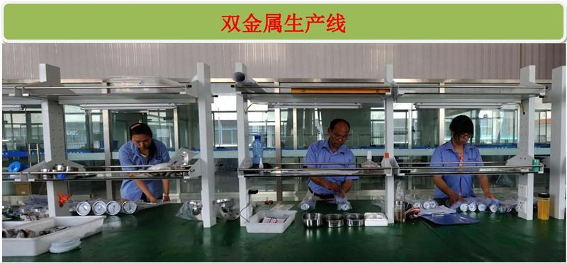 Double metal production line