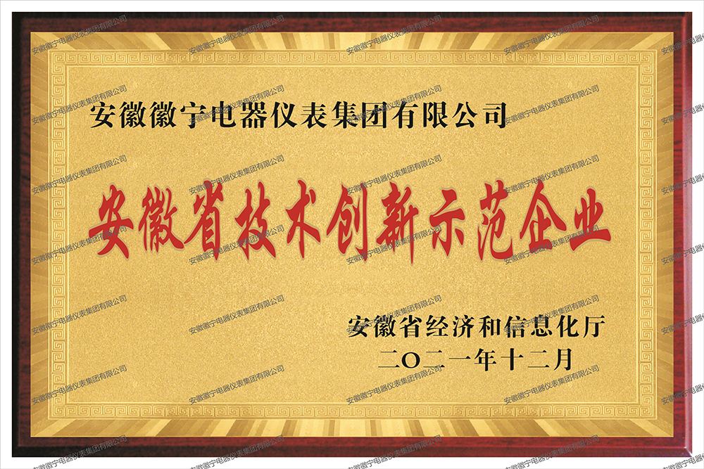安徽省技术创新示范企业